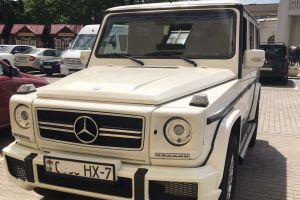 Мерседес G-класс Гелик  белый