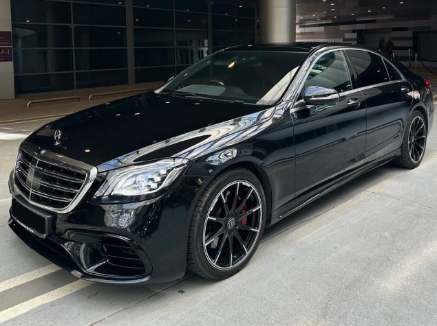Mercedes S-class 2018 год  W222 long  черный