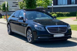Mercedes S-class W222 S350Long 2019 год, светлый салон